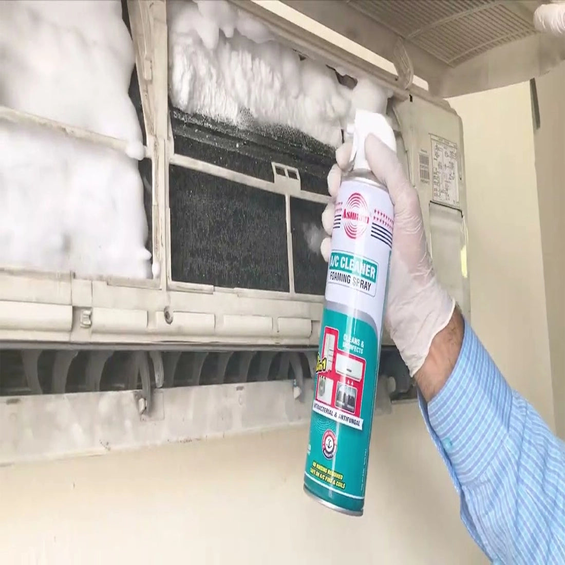 Asmaco Air Conditioner Cleaner Foaming Spray 500 ml