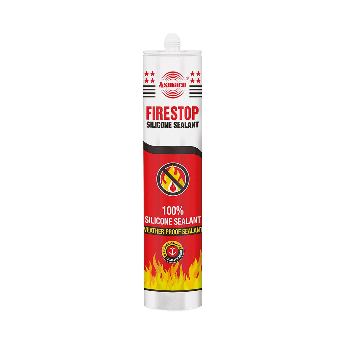 Asmaco Firestop Silicone Sealant - White