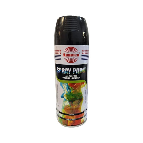 Asmaco Spray Paint Matt Black 400ml
