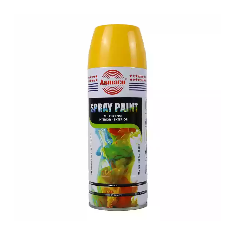 Asmaco Spray Paint Yellow 400ml