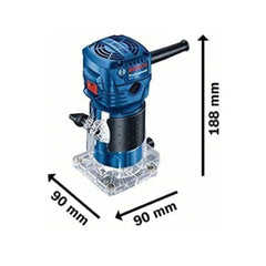 Bosch GKF 550 Professional Palm Router, 550W - Blue - Slide 2