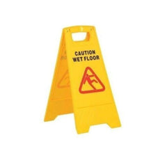 Baiyun Caution Wet Floor Sign Board AF03042 - Yellow - Slide 1