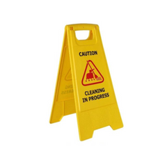 Baiyun Cleaning In Progress Caution Sign Board AF03046 - Yellow - Slide 1
