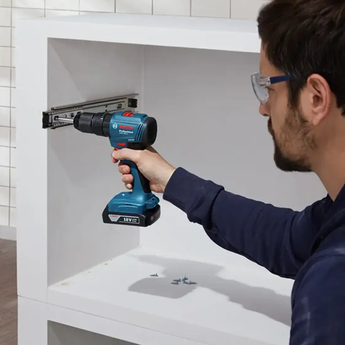 Bosch Cordless 2 pcs Combo Kit GDS 18V-350 + GSB 185
