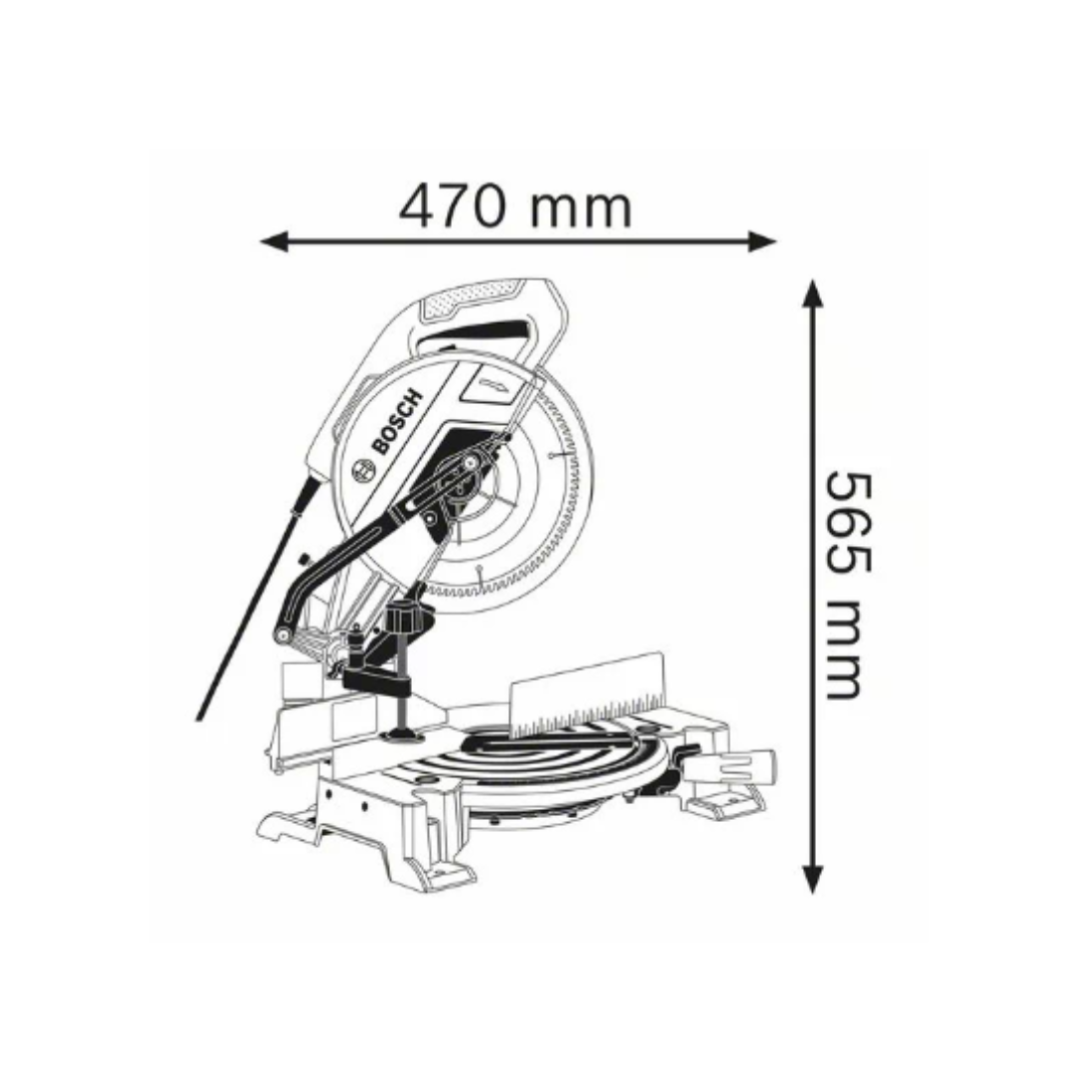 Bosch Professional Mitre Saw 1700W GCM 10 MX