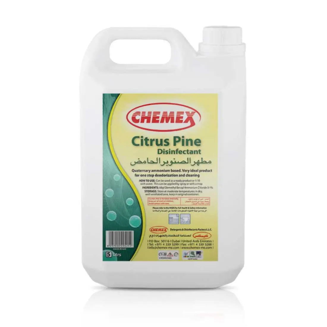 Chemex Citrus Pine Disinfectant Cleaner 5L