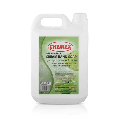Chemex Cream Hand Soap Green Apple 5L