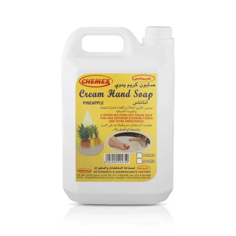 Chemex Cream Hand Soap Pineapple 5L