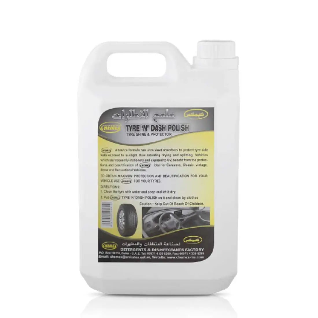Chemex Tyre and Dash Board Polish 5L