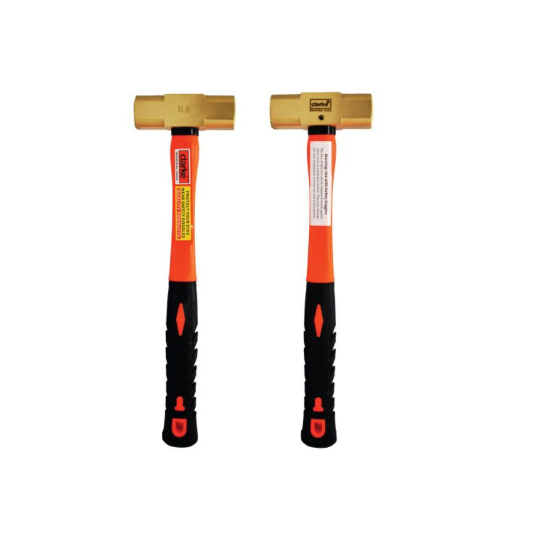 Clarke Brass Sledge Hammers With Pin 1Lb BHP1FC