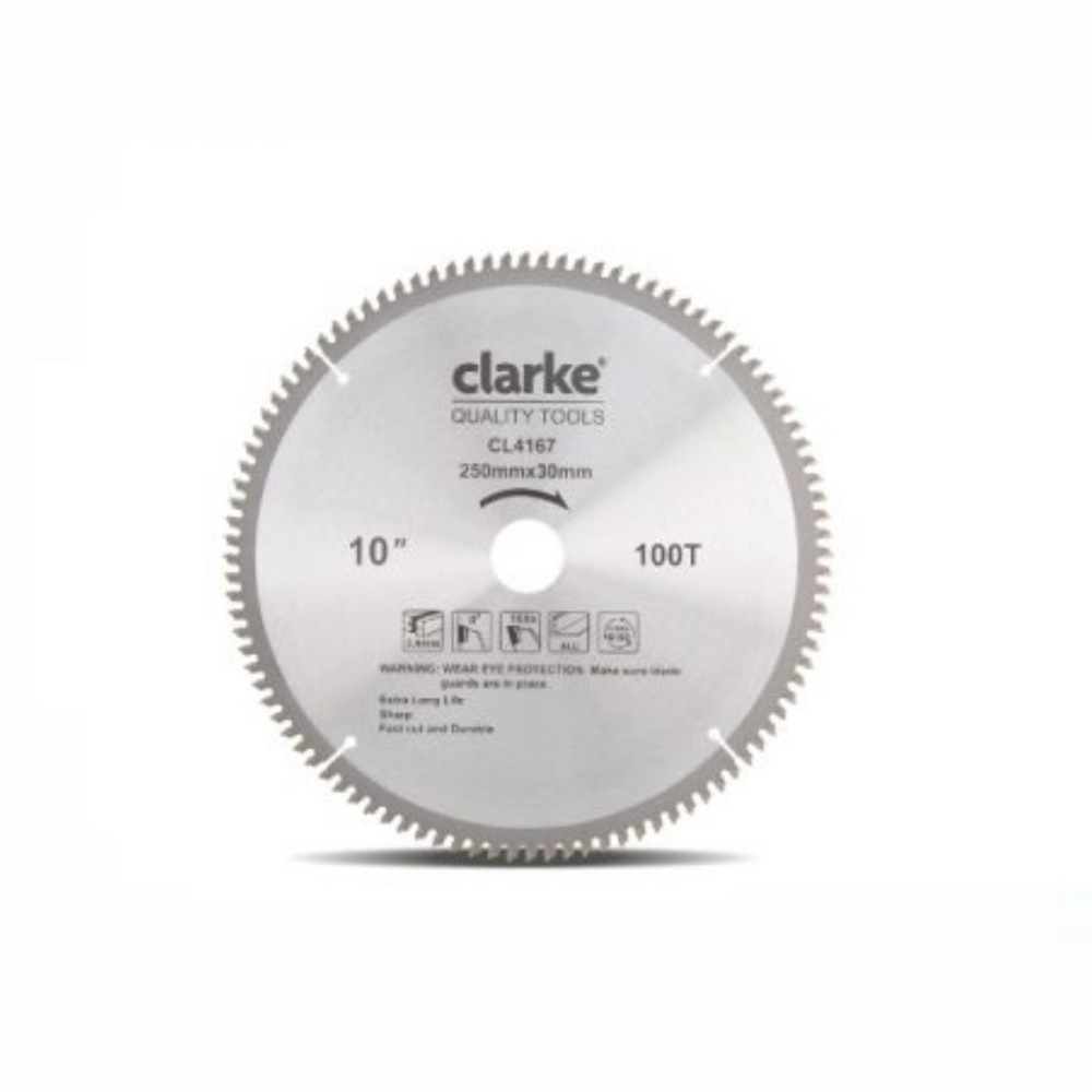 Clarke Circular Saw Blade TCT Aluminium 10 Inch CSB10X100CL in Dubai, UAE