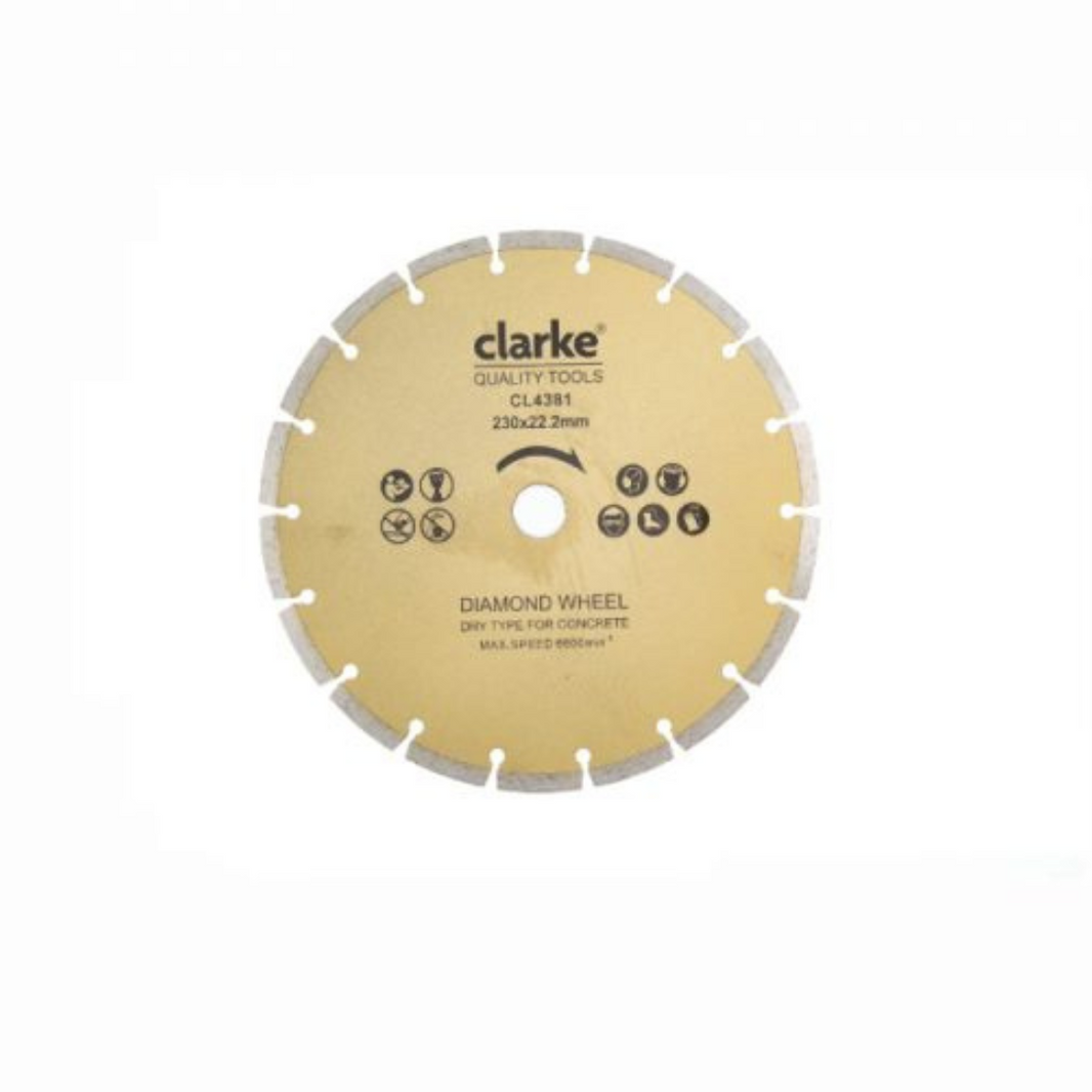 Clarke Diamond Blades Segmented Concrete 4 Inch DDS4CL in Dubai, UAE