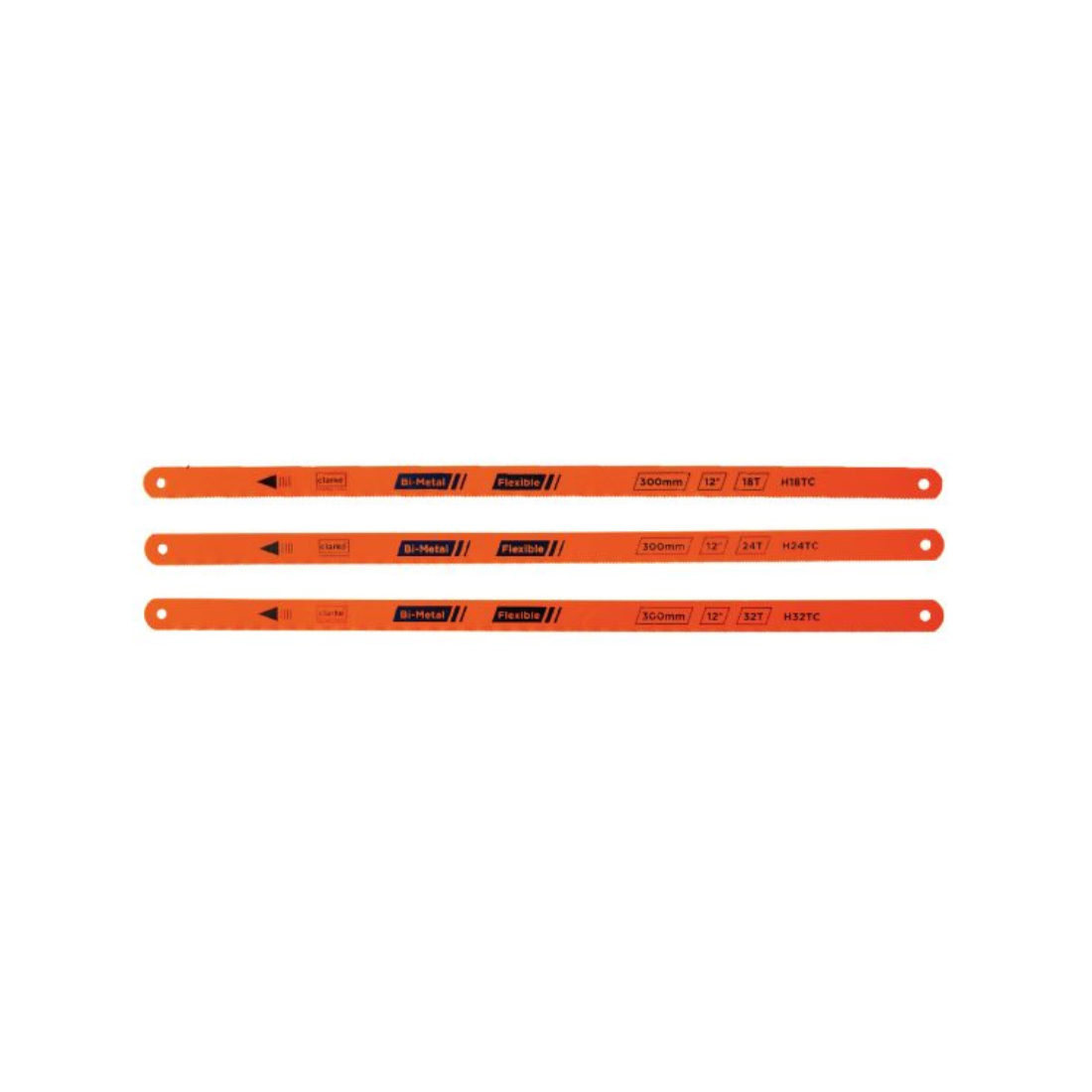 Clarke HSS Bi-Metal Hacksaw Blade 18T 300mm H18TC