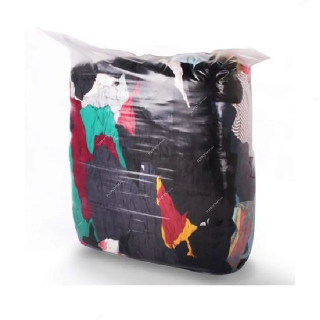 Cotton Waste Rags 10 Kg - Multicolor