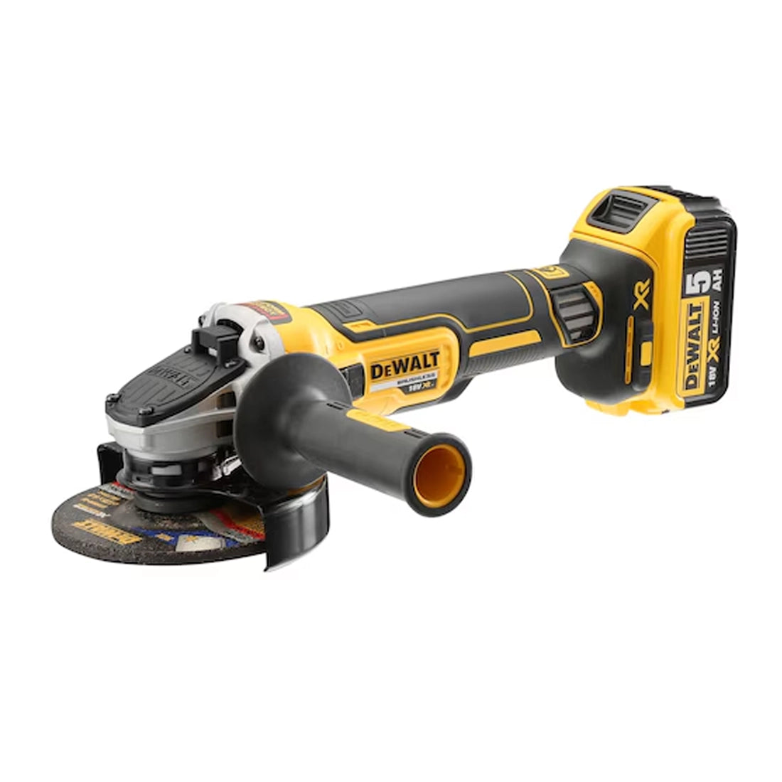 Dewalt Cordless Brushless Angle Grinder 18V 125mm Disc DCG405P2-GB