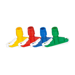 Eco Mop Plastic Mop Holder - Red, Yellow, Blue & Green - Slide 1