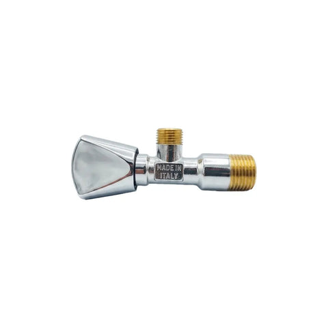 Feroplast Brass Angle Valve 1/2 Inch - Chrome