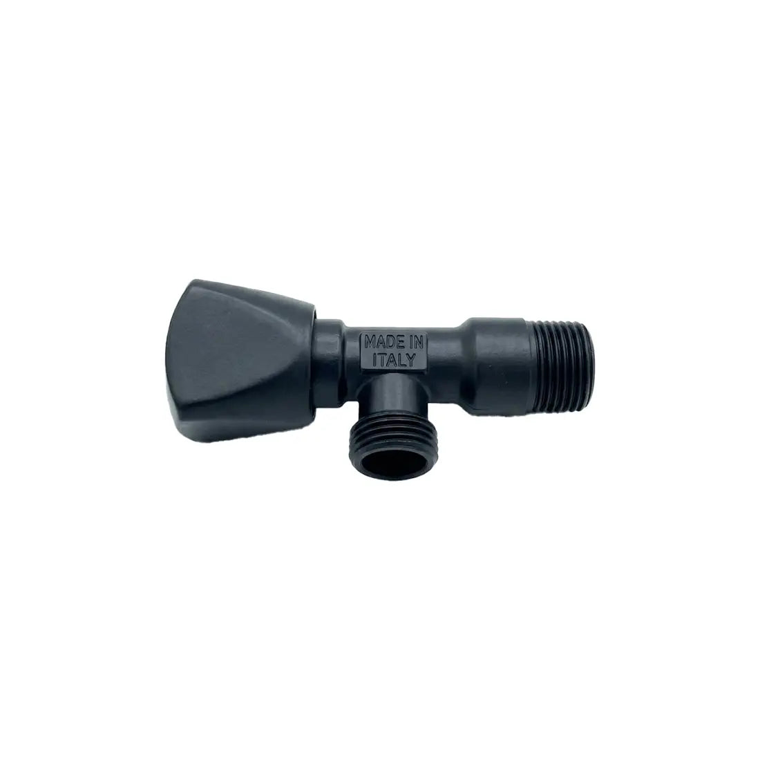 Feroplast Brass Angle Valve 1/2 Inch - Matt Black