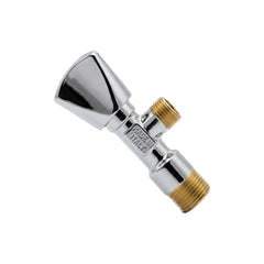 Feroplast Brass Angle Valve 1/2 x 3/8 Inch - Chrome - Slide 1