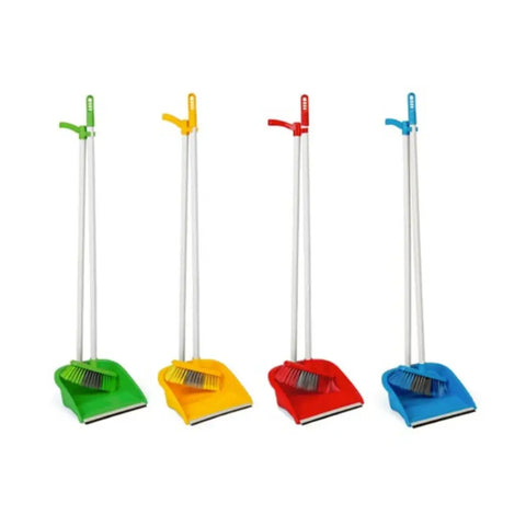 Floormaster Long Handle Dust Pan with Broom