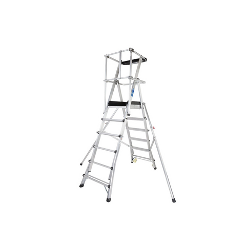 Gazelle 5-8.2ft Guardian Telescopic Platform Ladder (1.8-2.5m) G1015