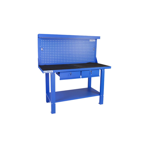 Gazelle Steel Workbench With Pegboard And Drawers 59 Inch Steel Workbench With Pegboard And Drawers G2605