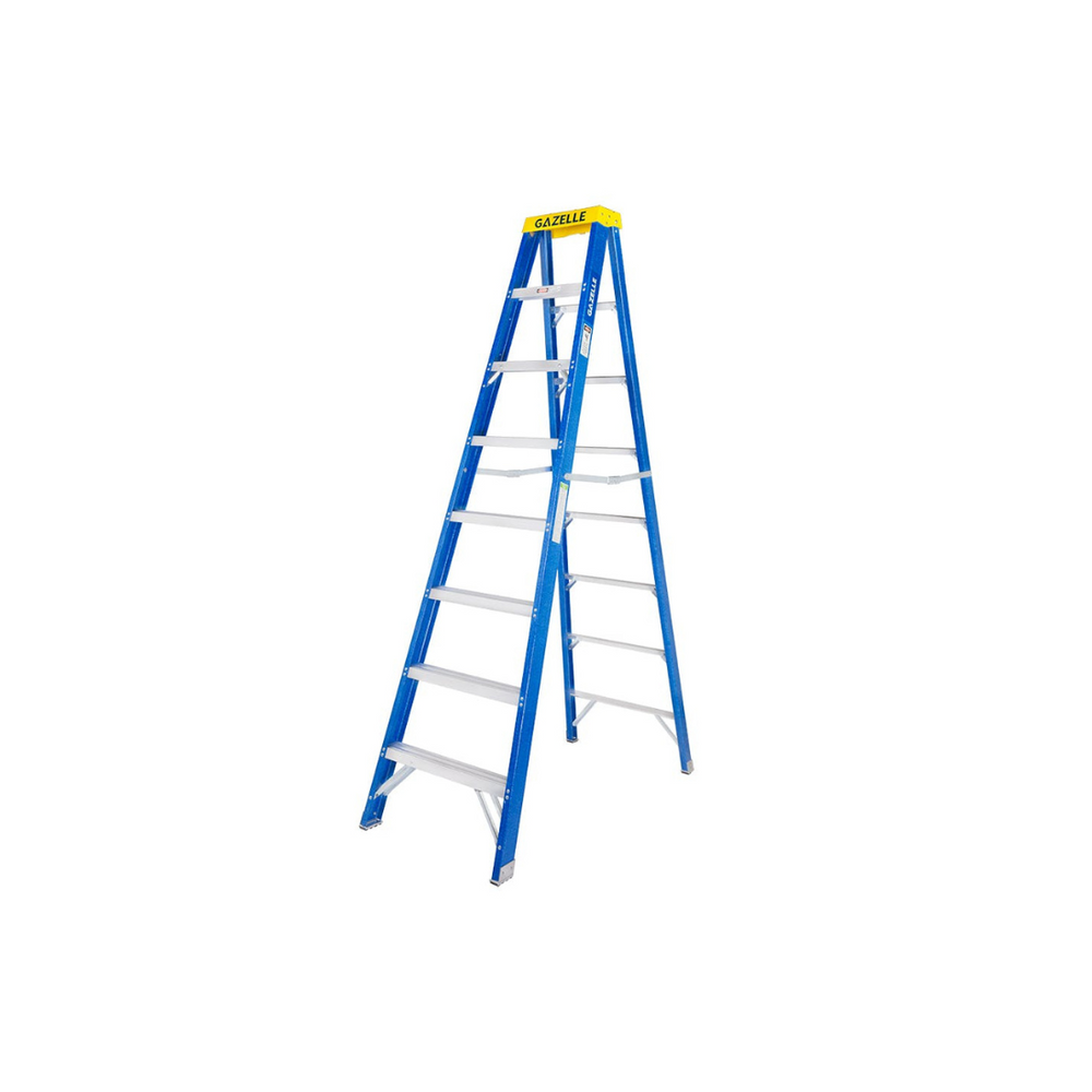 Gazelle Fiberglass Step Ladder 8ft (2.4m) G3008