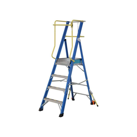 Gazelle 4ft Fiberglass Platform Ladder (1.2m) G3804