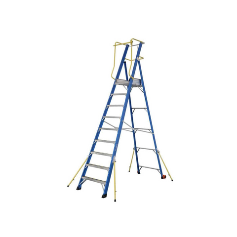 Gazelle 9ft Fiberglass Platform Ladder (2.5m) G3809