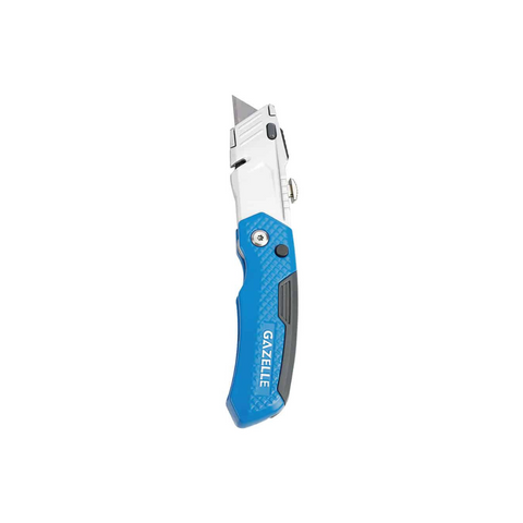 Gazelle Retractable Folding Utility Knife with Blade Storage G80104