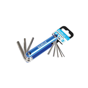 Gazelle Folding Metric Hex Key Set 8 Pcs 1.5-8mm G80130