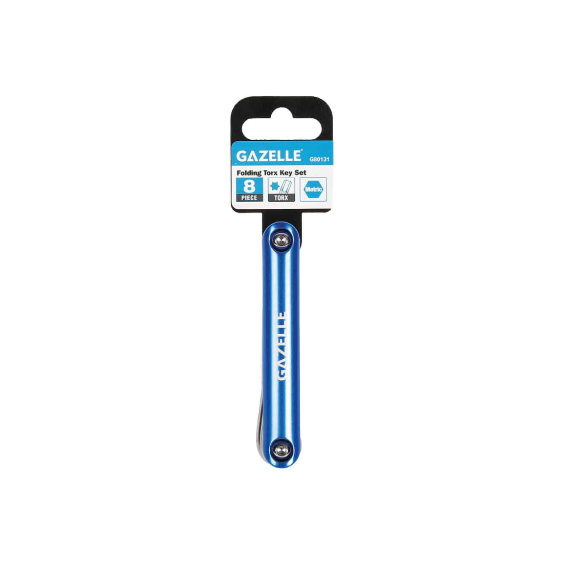 Gazelle Folding Torx Key Set 8 Pcs T9-T40 G80131