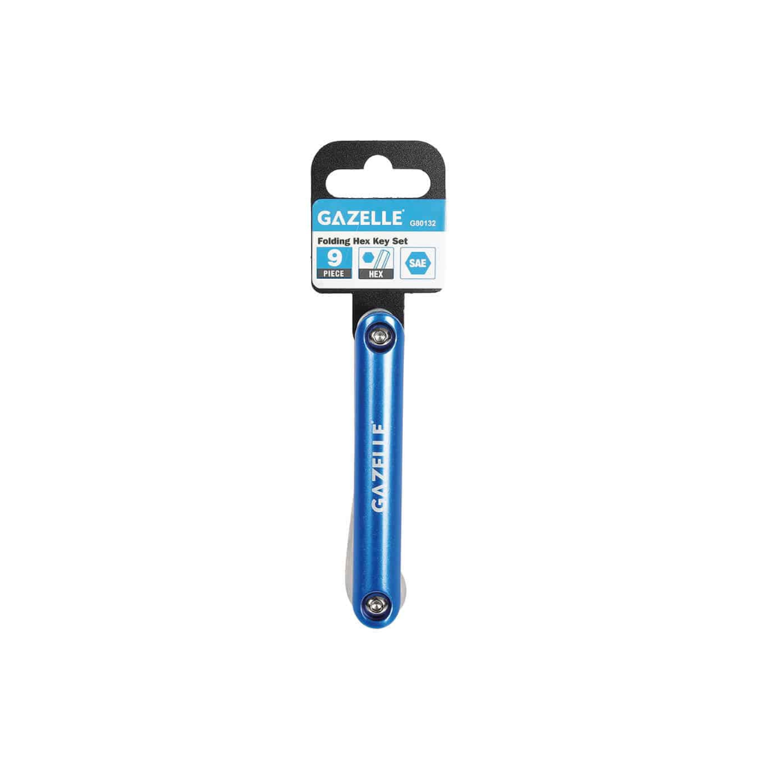 Gazelle Folding Hex Key Set 9 Pcs G80132
