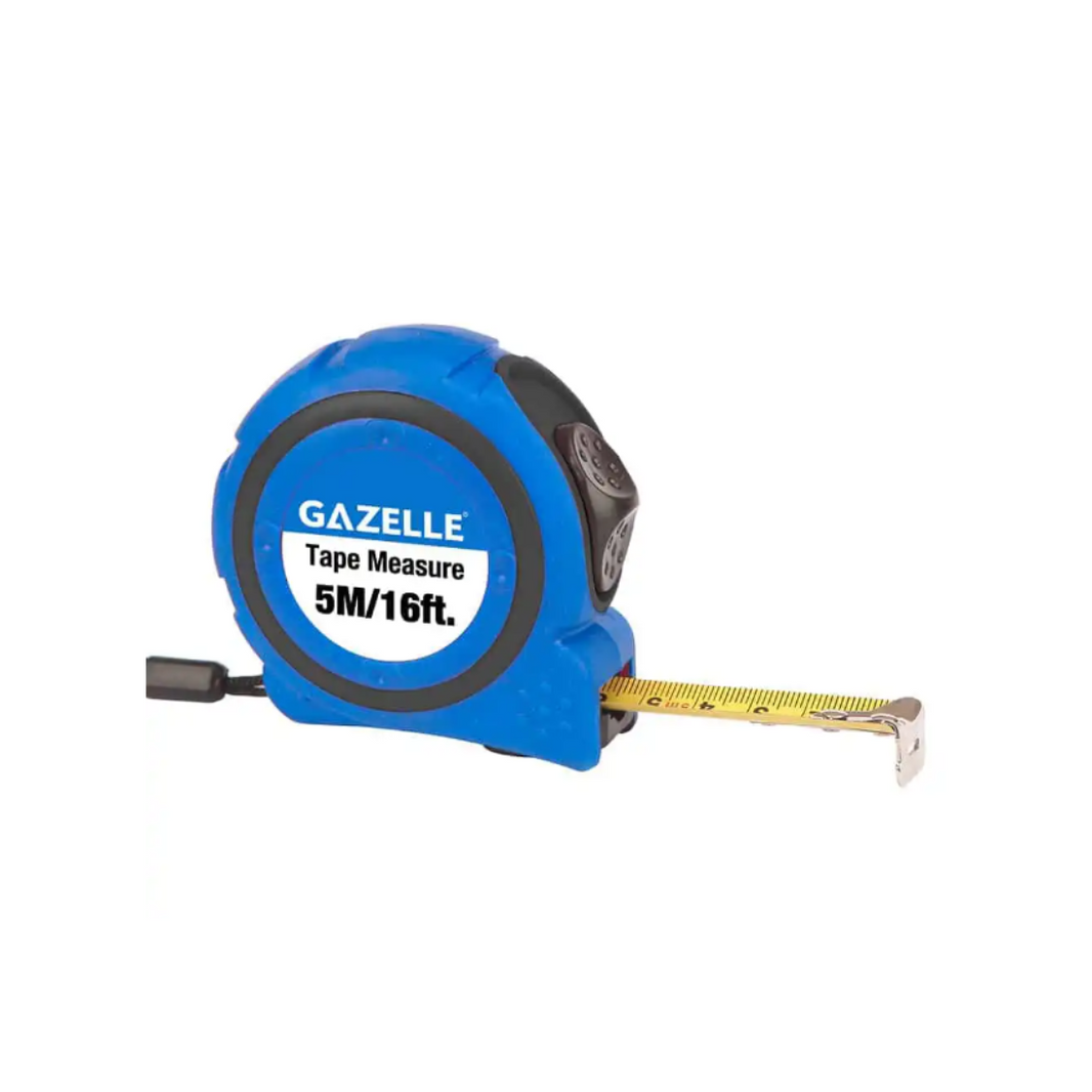 Gazelle Tape Measure With Rubber Cover 5m G80171