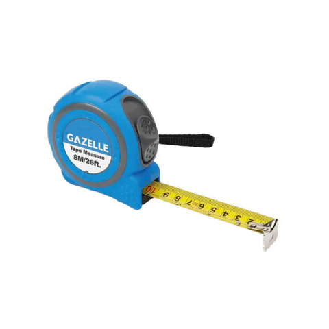 Gazelle Tape Measure With Rubber Cover 8m G80172