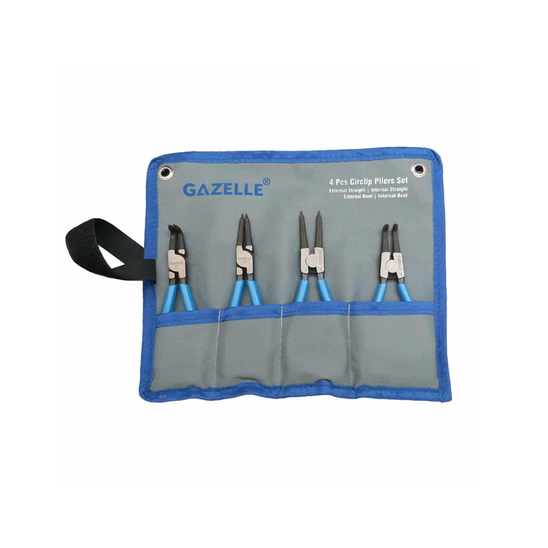 Gazelle Circlip Plier Set G80198 7 Inch, 4 Pcs