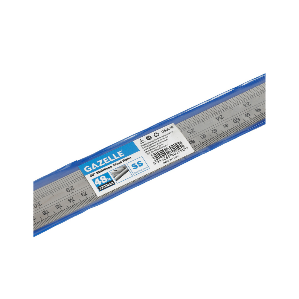 Gazelle Stainless Steel Ruler 48 Inch G80219 