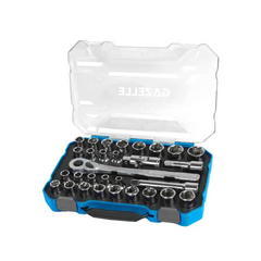 Gazelle 1/2 Inch Drive 6-Point Socket Set, 30-Pieces (13mm) G80234 - Slide 2