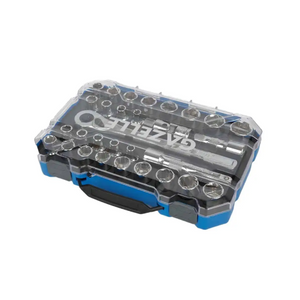 Gazelle 1/2 Inch Drive 6-Point Socket Set, 30-Pieces (13mm) G80234
