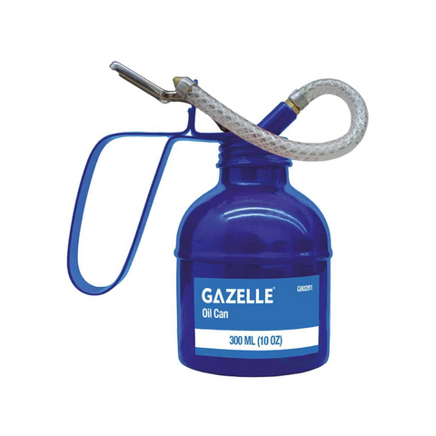 Gazelle Brass Pump Oil Can With Flexible Spout 300ml (10oz) G80281