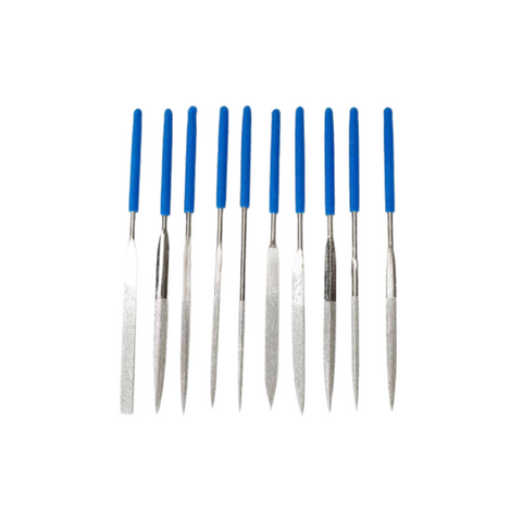 Gazelle Diamond Needle File Set 10 Pieces G80293