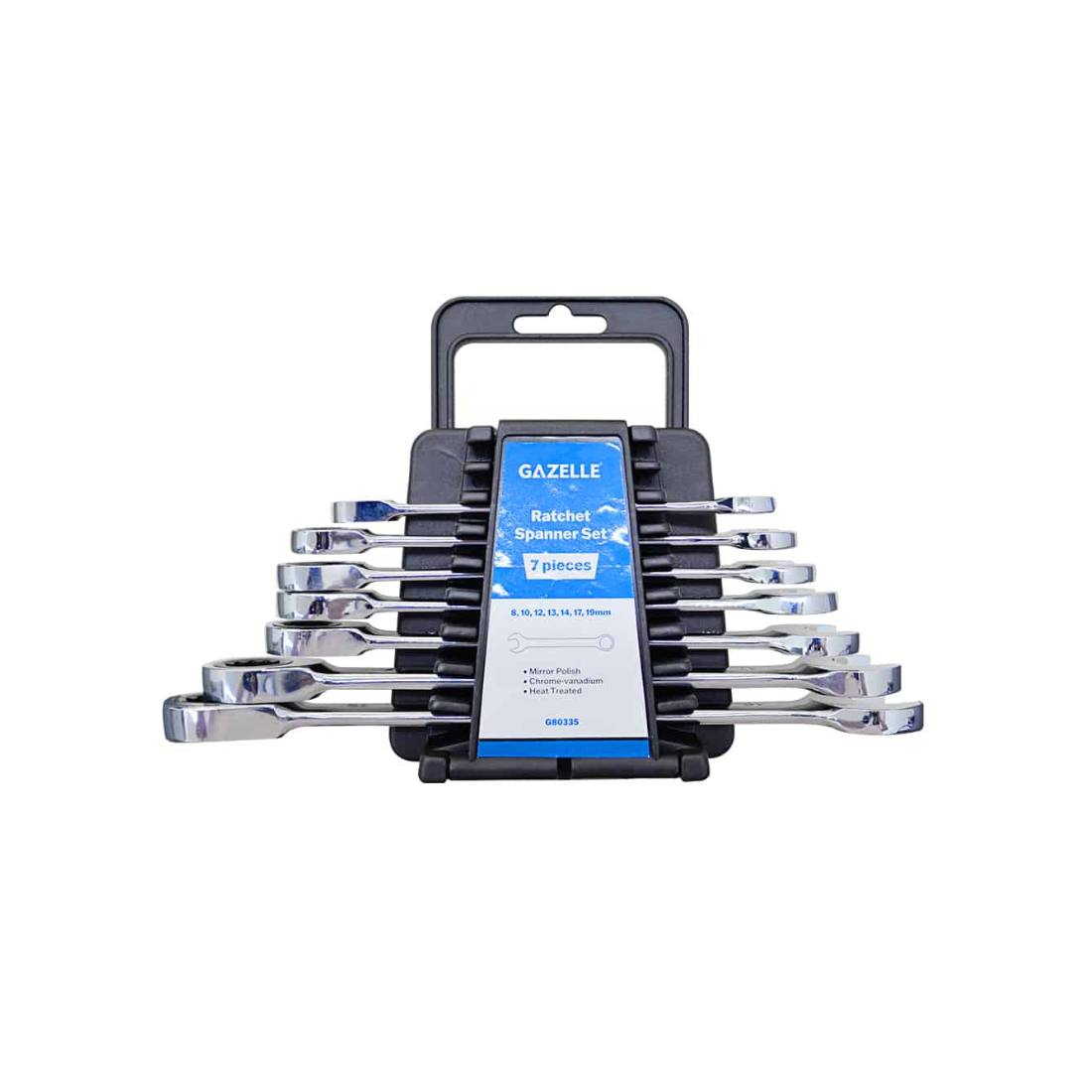 Gazelle Ratchet Spanner Set 7 Piece 8-19mm G80335