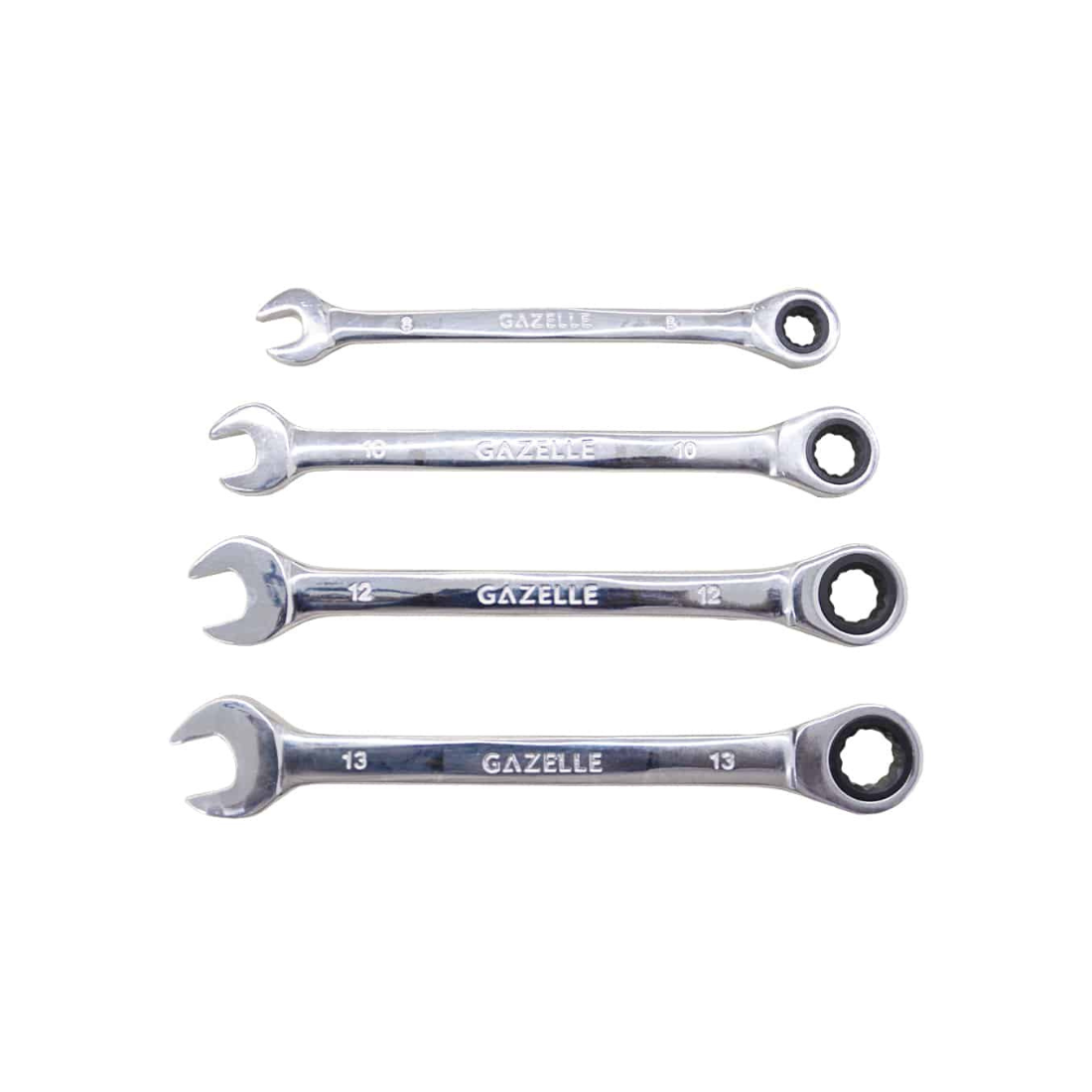 Gazelle Ratchet Spanner Set 7 Piece 8-19mm G80335