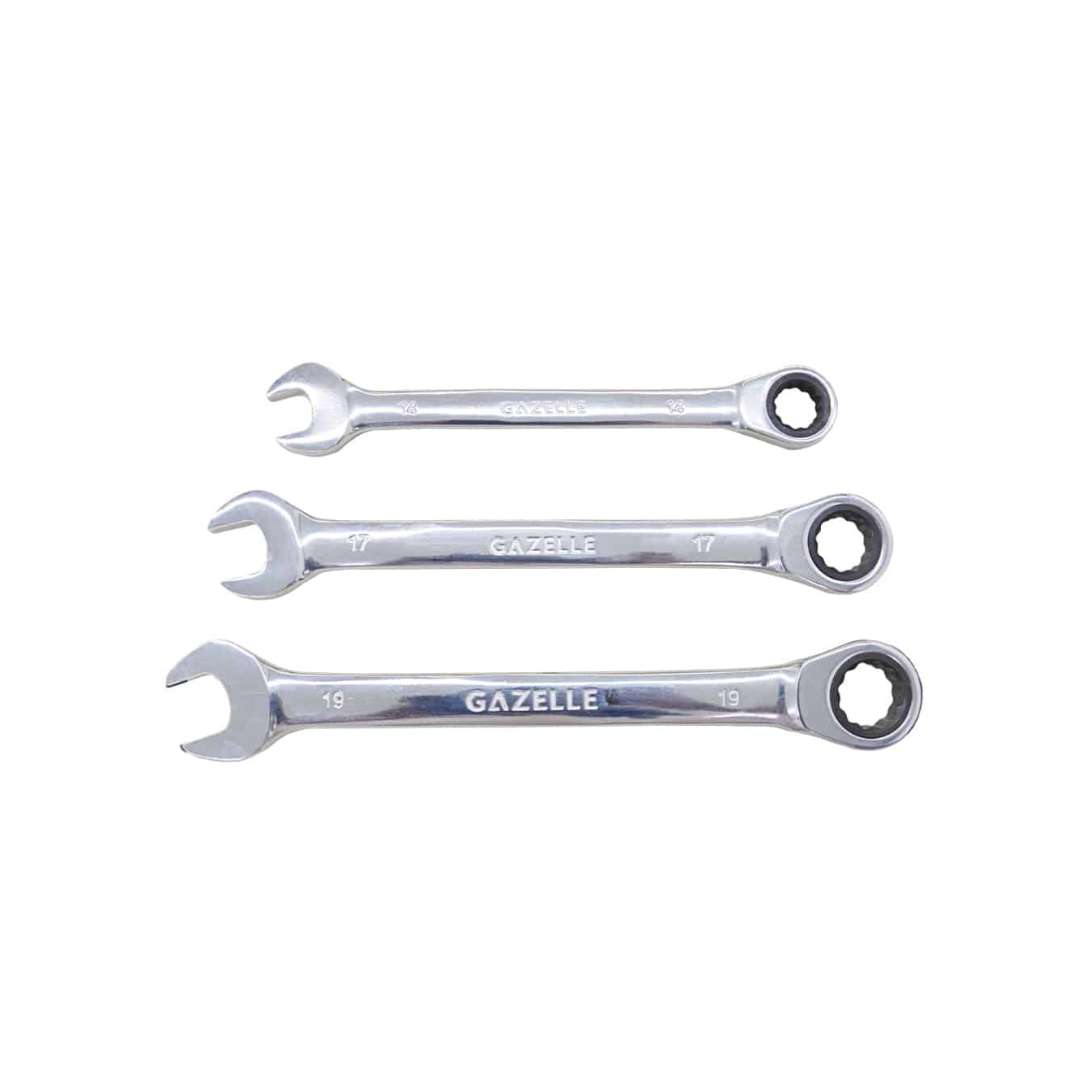 Gazelle Ratchet Spanner Set 7 Piece 8-19mm G80335