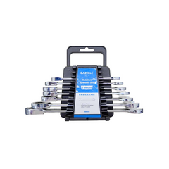 Gazelle Ratchet Spanner Set 7 Piece 8-19mm G80335 - Slide 1