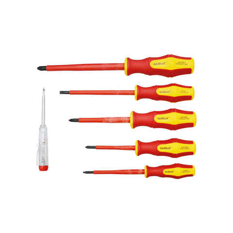 Gazelle Insulated Screwdriver Set 6 Pcs G80364