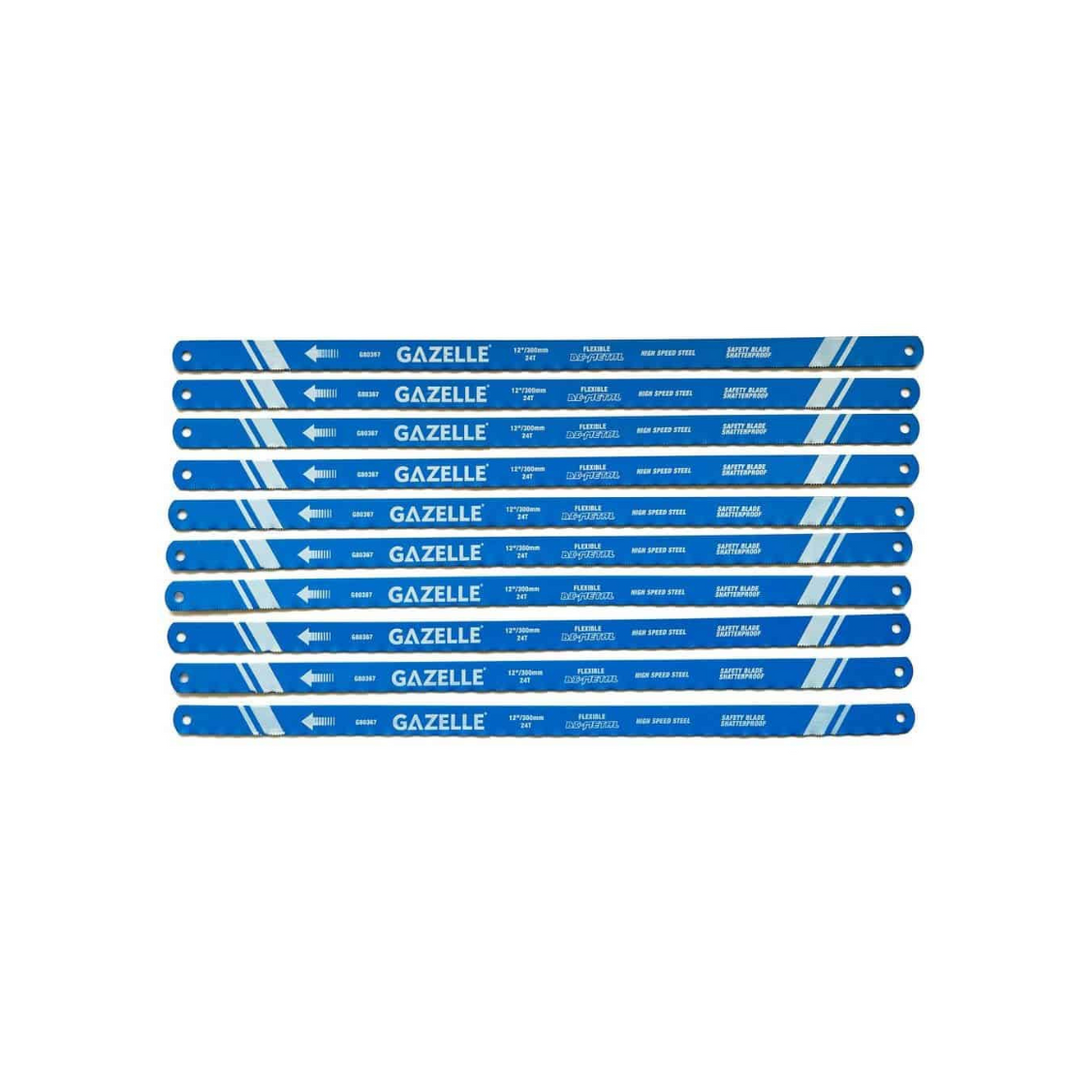Gazelle Bimetal HSS Hacksaw Blades 12 Inch X 24T G80367 - 100 Pieces