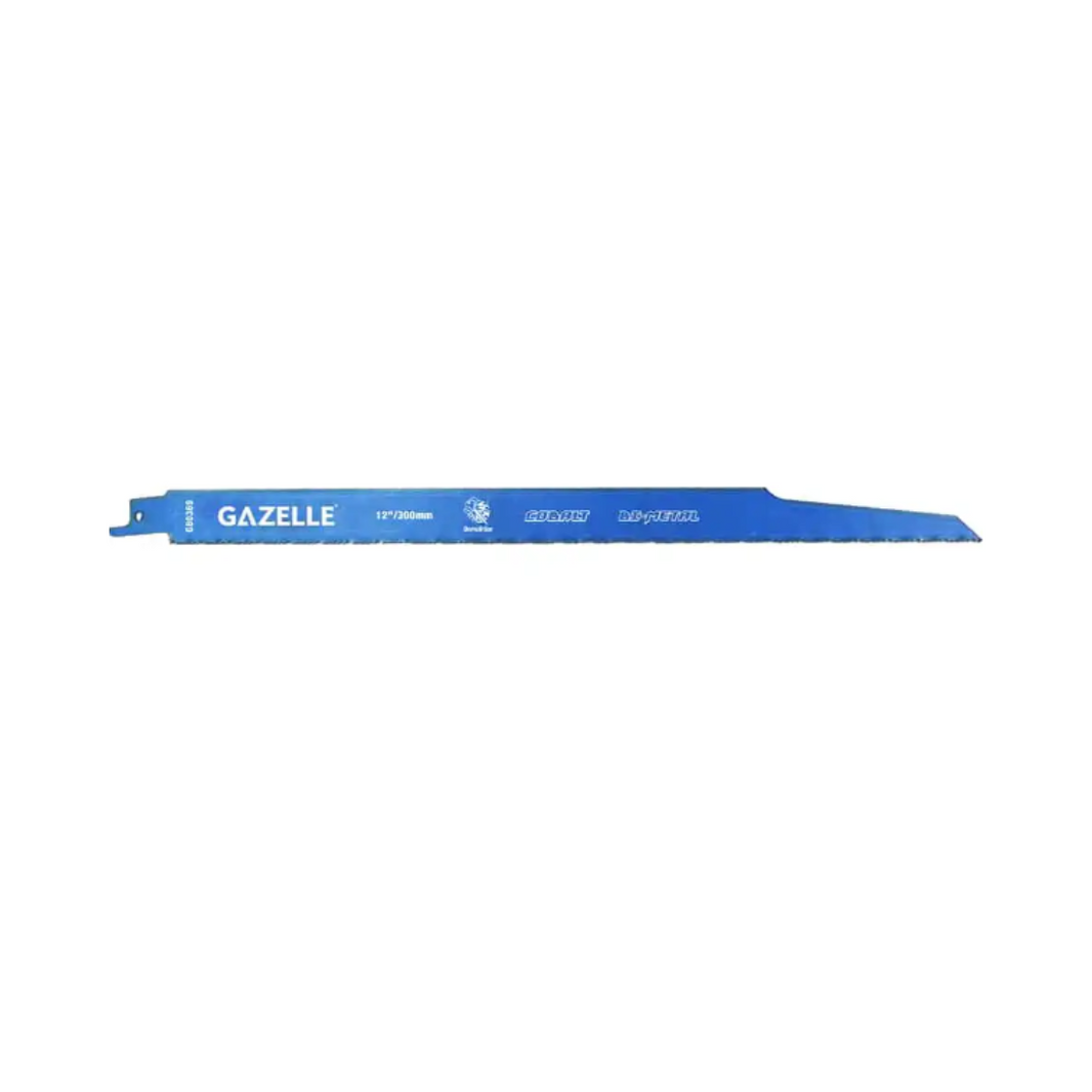 Gazelle Bimetal Cobalt Blade For Reciprocating Saw 12 Inch X 14T G80369 - 5 Pieces