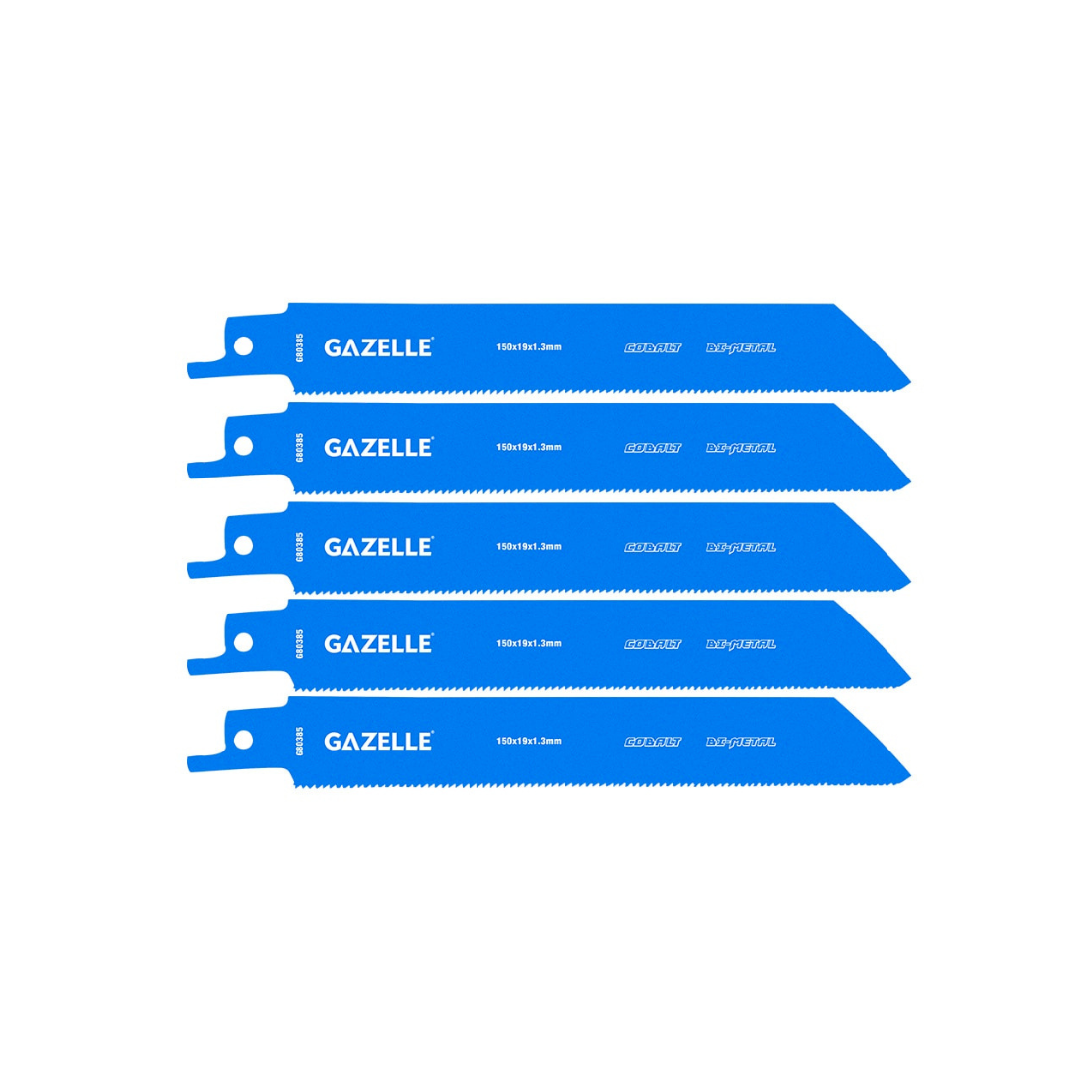 Gazelle Bimetal Reciprocating Blades For Metal 6 Inch (150mm) G80385 - 5 Pieces