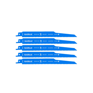 Gazelle Bimetal Reciprocating Blades For Metal 8 Inch (200mm) G80386 - 5 Pieces